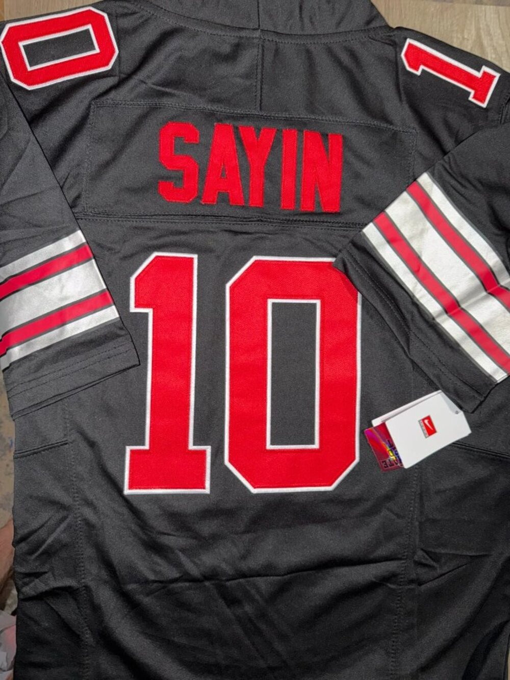 Julian Sayin Vapor Jersey 10 Stitched Black